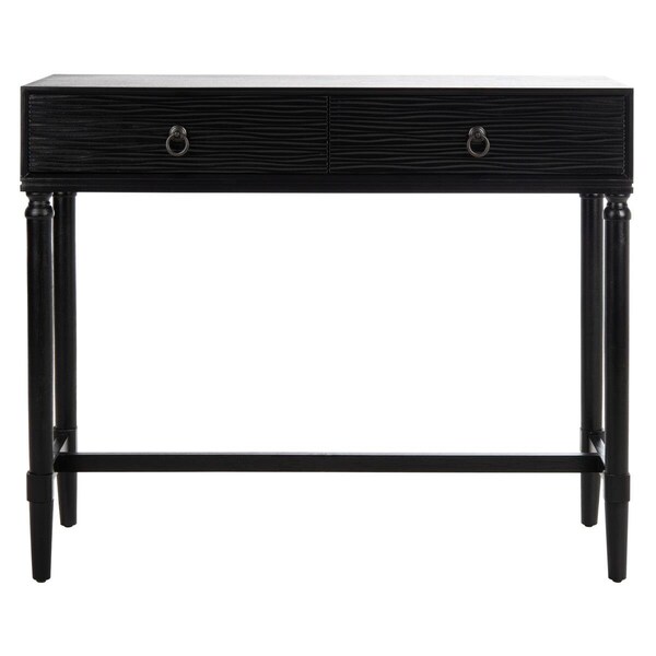 Safavieh Aliyah 2 Drawer Console Table, Black CNS5729A - main